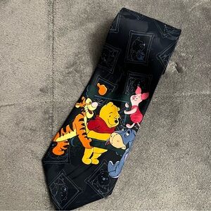 Vintage Winnie The Pooh Tigger Piglet Eeyore Neck Tie